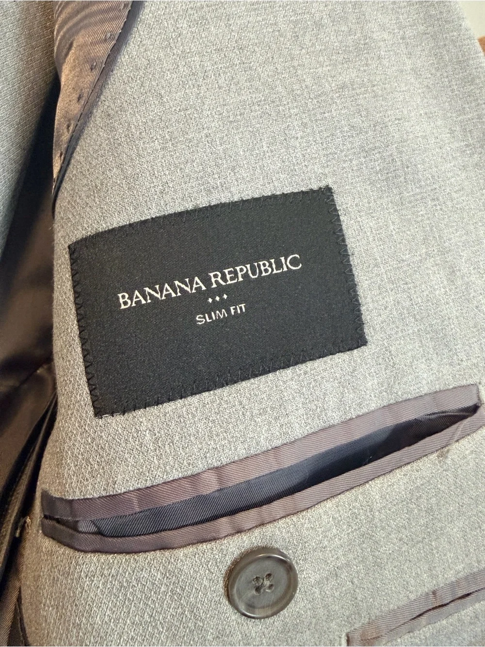 Banana Republic Men's Light Gray Suit + Pants {Slim Fit}